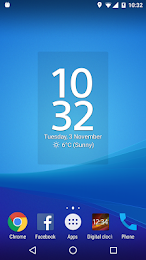 Digital Clock and Weather Widget 3