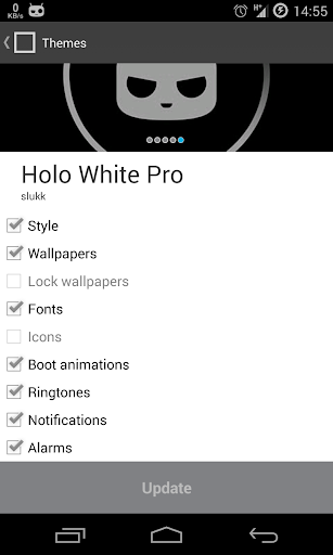 【免費個人化App】Holo White Pro CM11 Theme-APP點子