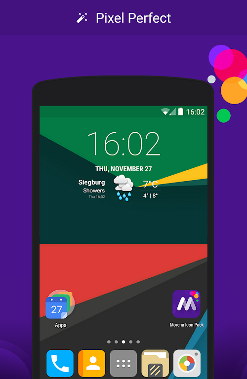 Android application Morena - Flat Icon Pack screenshort