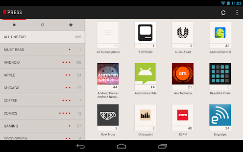 Press (RSS Reader) - screenshot thumbnail