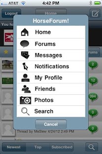 HorseForum Screenshots 1