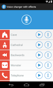 Voice changer with effects - screenshot thumbnail
