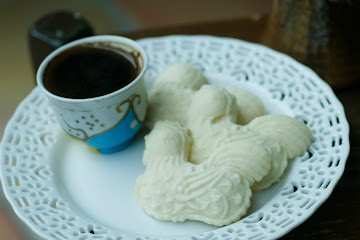 Rice Cookies with Cardamom and Rose Water