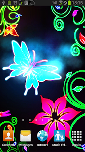 Butterfly Neon Animated LWP