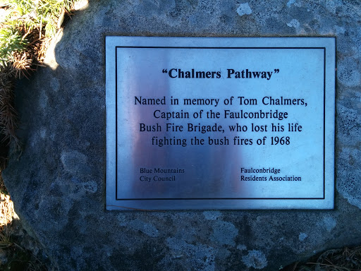 Chalmers Pathway Plaque  