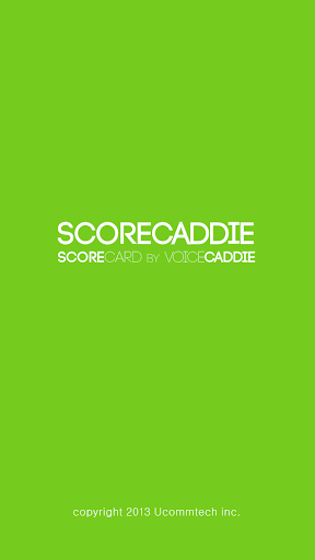 Score Caddie Golf Scorecard