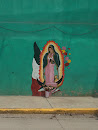 Virgen frente al Panteón Av San Andrés