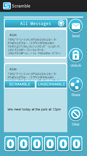 SMS Message Scrambler