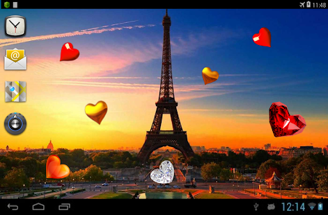 Valentine Paris live wallpaper