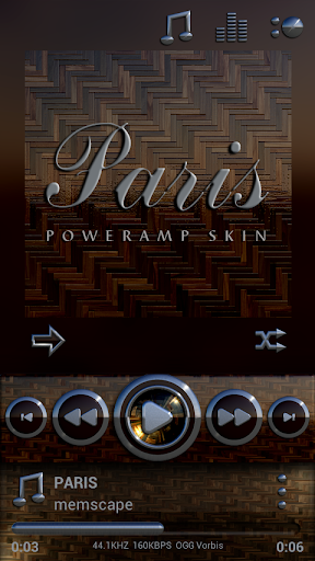 Poweramp skin Paris