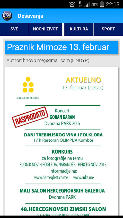 Herceg Novi Tourist Board