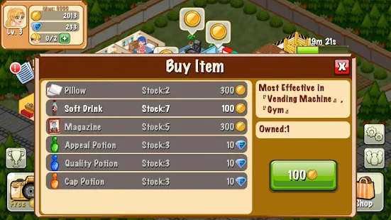 Bangun dan rancang resor keinginan Anda menjadi kekayaan Hotel Story MOD APK v2.0.1