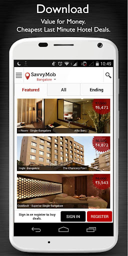 SavvyMob – Last Minute Hotels