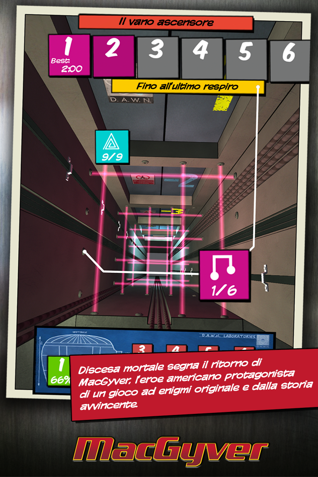 Android application MacGyver Deadly Descent screenshort