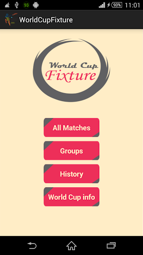 World Cup Schedule 2015