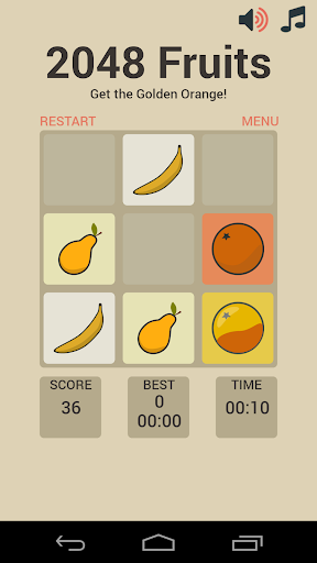 2048 Fruits