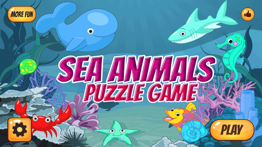 【免費教育App】Sea Animals Puzzle For Kids-APP點子