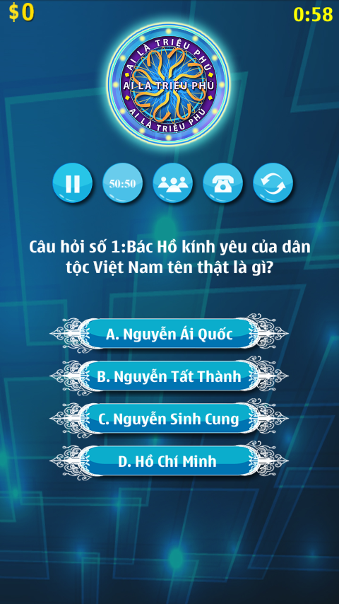 Ai Là Triệu Phú 2016 Screen 3
