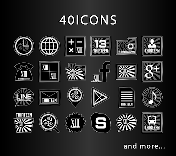 Free XIII JAPAN-Silver Icon&WP APK for Android