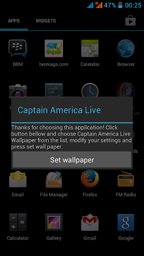 【免費個人化App】Captain America Live Wallpaper-APP點子