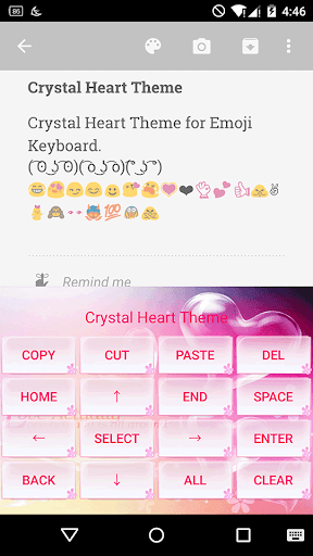 【免費社交App】Crystal Heart Emoji Keyboard-APP點子