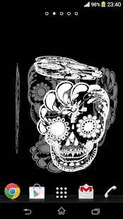 3D Mexican Skulls LWP