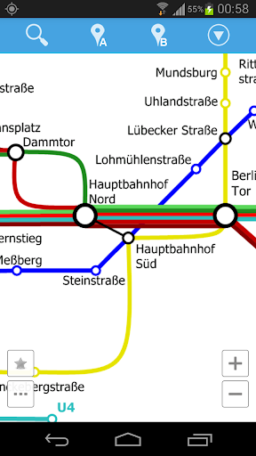 Hamburg Metro Map