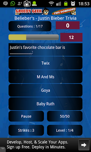 Belieber's- Justin Bieber Quiz