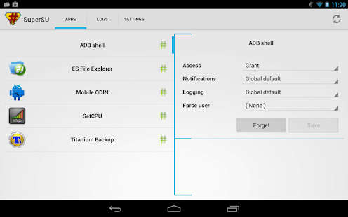 SuperSU Screenshot