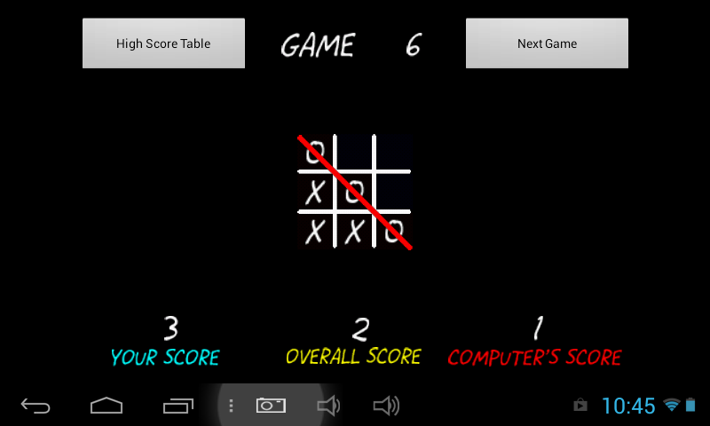 Noughts And Crosses Screen 3