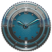 Clock Widget Lightblue Eleplan