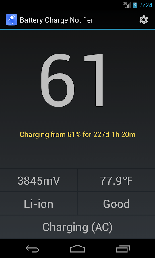 Battery Charge Notifier Android Apps on Google Play