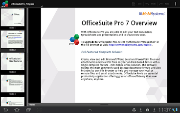 OfficeSuite Pro 7 (PDF & HD) - Android Mobile Analytics and App Store Data
