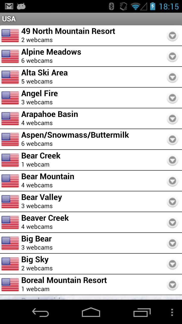 Ski Webcams Screen 2