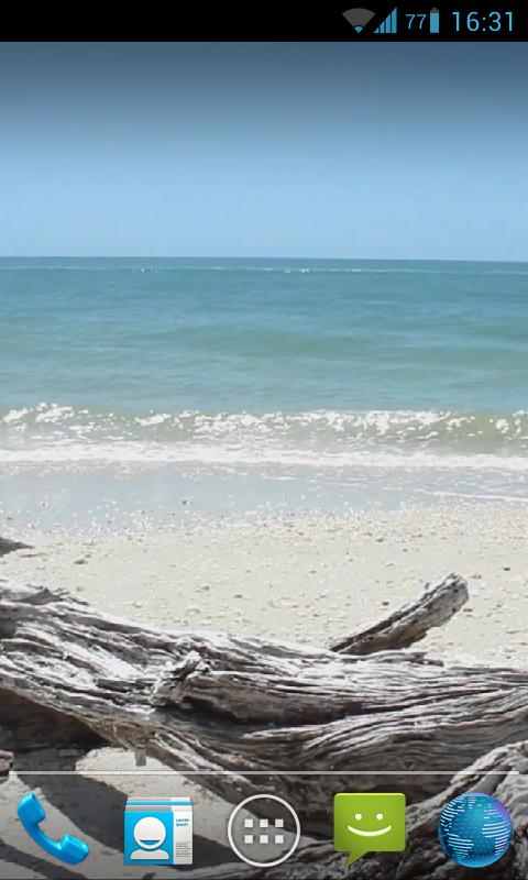 Exotic Beach Live Wallpaper HD Screen 3