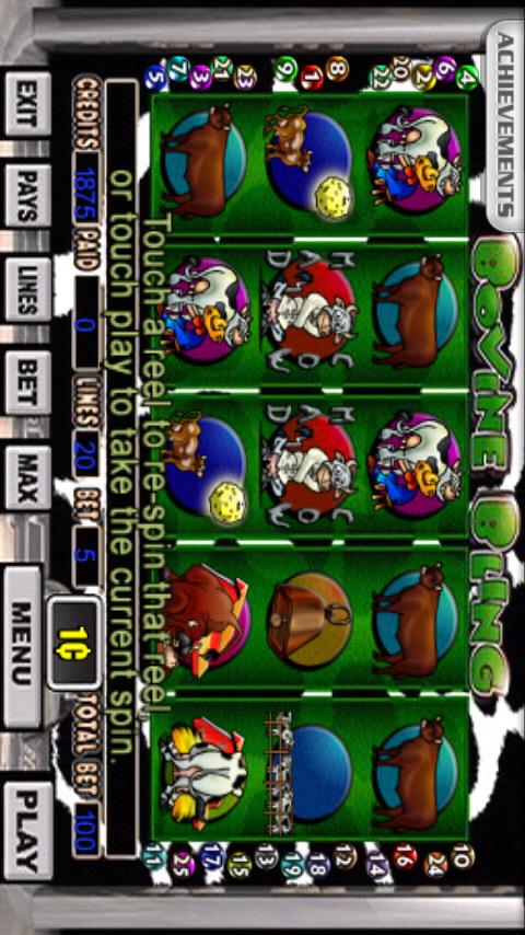 Bovine Bling Slot Machine Screen 3
