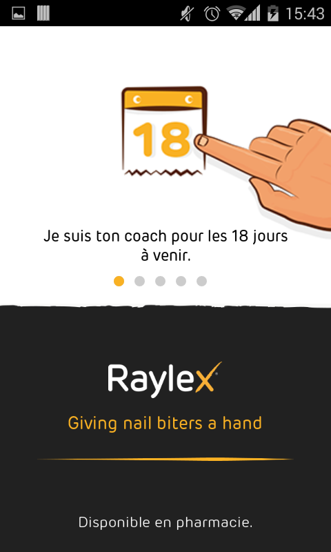 Android application Raylex® screenshort