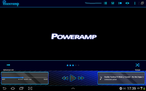 免費下載個人化APP|Poweramp Skin Blue Neon app開箱文|APP開箱王