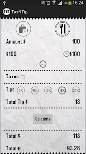 USA Tax & Tip Screenshots 0