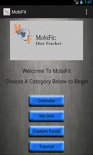 MobiFit: Diet Planner