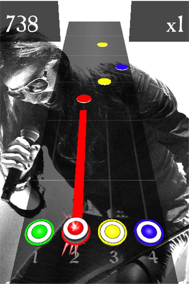 Android application Be a Rock Hero - 9 Lagrimas screenshort