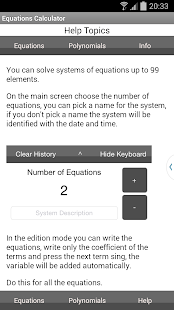 Equations Calculator Screenshots 14