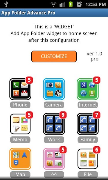Folder widget. Folder_app. Add apps. Folder with apps. Book folder app.