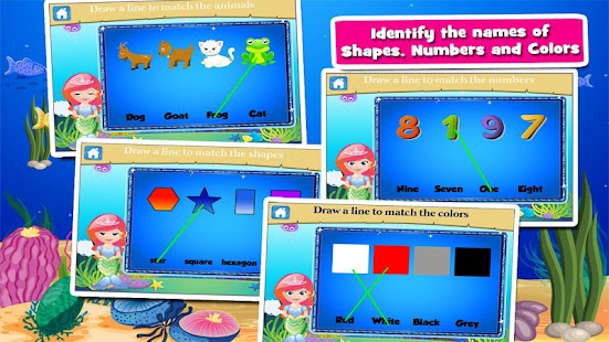 Mermaid Princess Pre K Games - náhled
