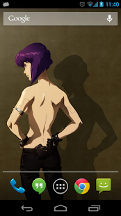 Motoko Parallax Live Wallpaper Screenshots 2