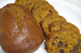 Pumpkin Chocolate Chip Bread