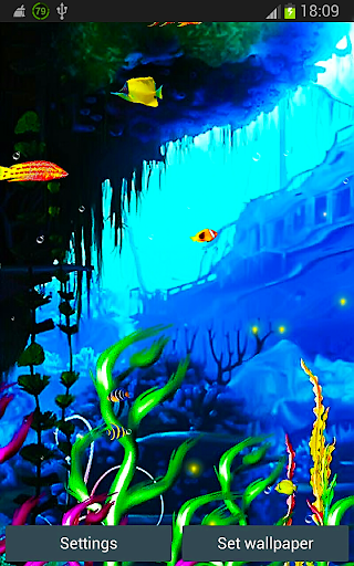 Galaxy Fish Tank Wallpaper