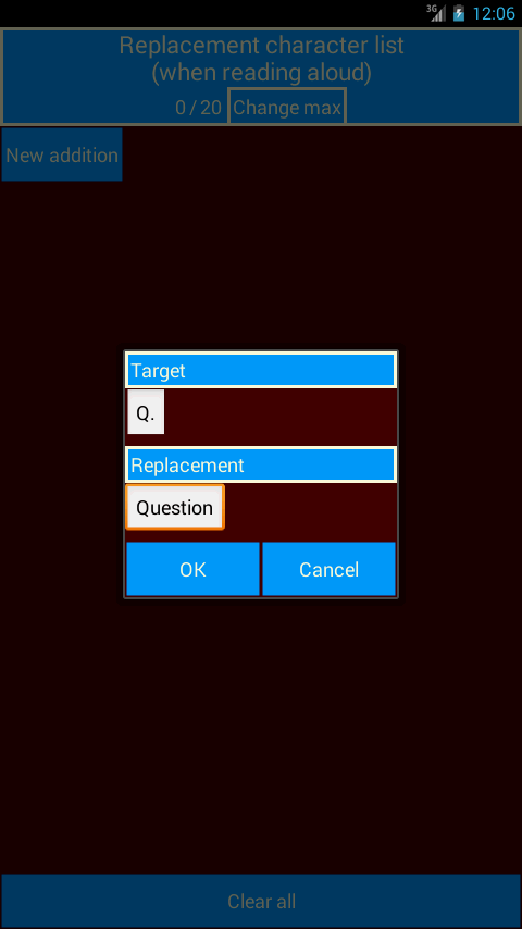 Read web aloud. Screen 3