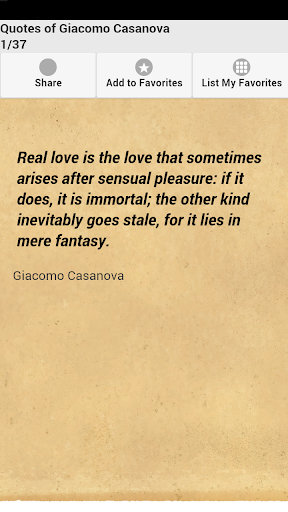 Quotes of Giacomo Casanova