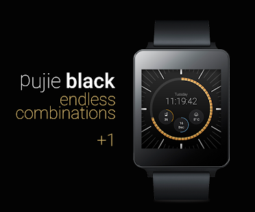 Pujie Black Watch Face Screenshots 5